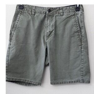 Empyre Men's Chino Shorts Sz 30 Olive Green Stretch Skater Casual Golf Outdoors